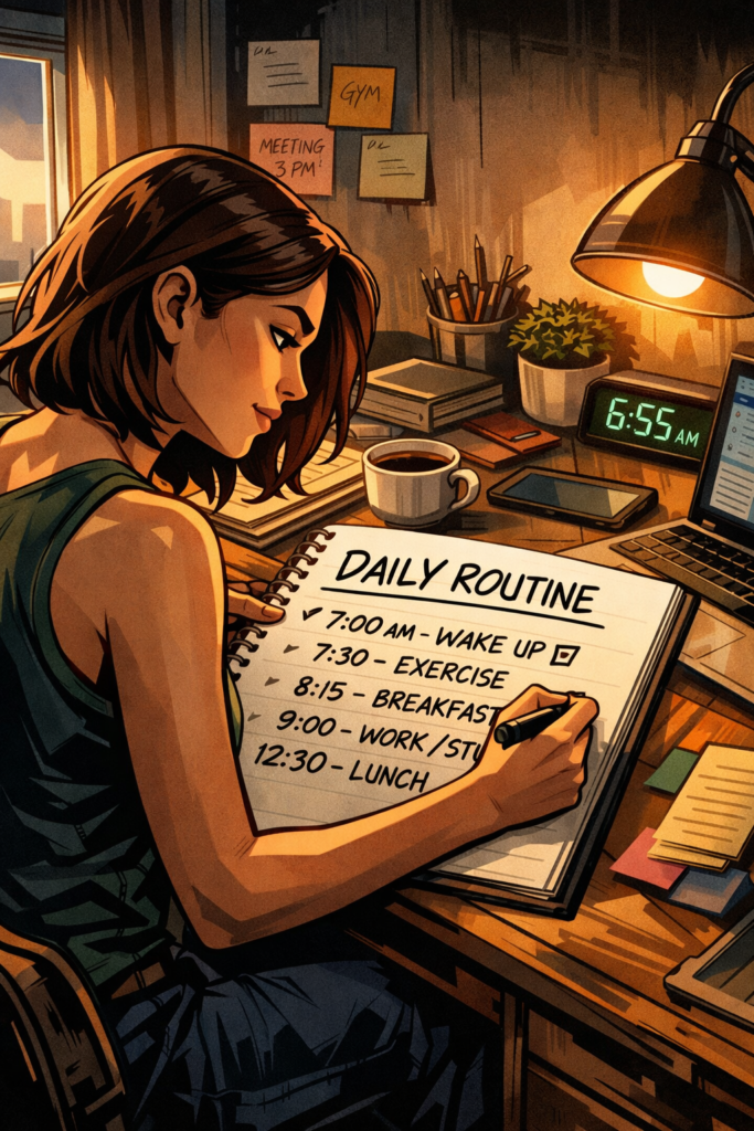 daily routine